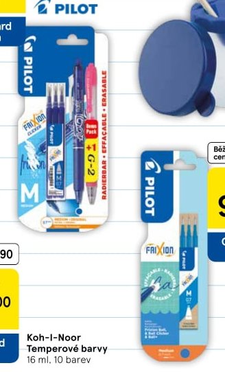 Pilot Frixion Ball Náplně do rolleru 3 ks, 0,7 mm