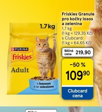 Friskies Granule pro kočky losos a zelenina