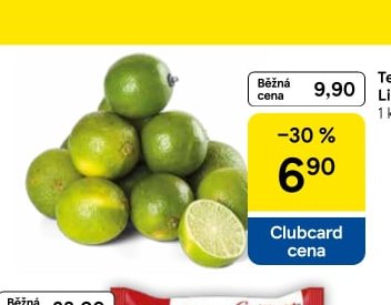 Tesco Limetky