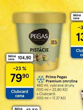 Prima Pegas Premium zmrzlina