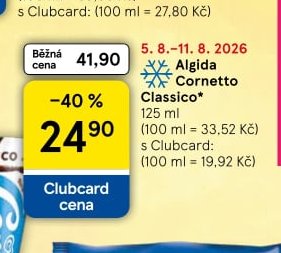 Algida Cornetto Classico