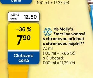 Ms Molly's Zmrzlina vodová