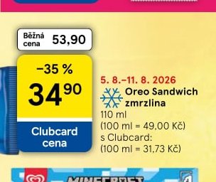 Oreo Sandwich zmrzlina
