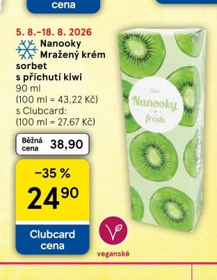 Nanooky Mražený krém sorbet