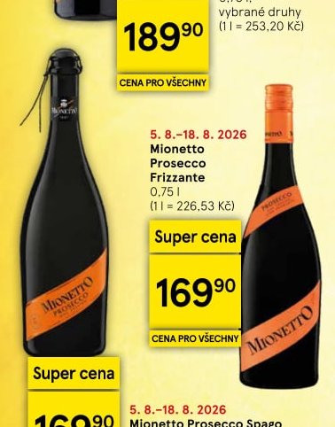 Mionetto Prosecco Frizzante