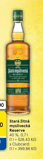 Stará žitná myslivecká Reserve