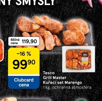 Tesco Grill Master Kuřecí set Marengo