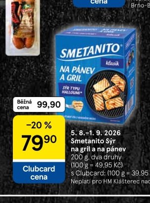 Smetanito Sýr na gril a na pánev