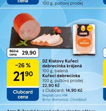 DZ Klatovy Kuřecí debrecínka