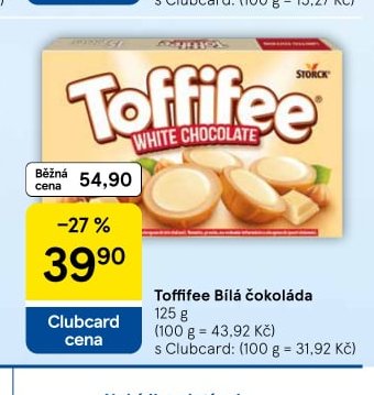 Toffifee Bílá čokoláda