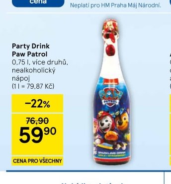 Party Drink Paw Patrol