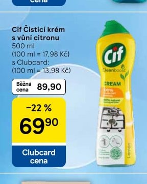 Cif Čisticí krém