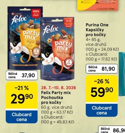 Felix Party mix Pochoutka pro kočky