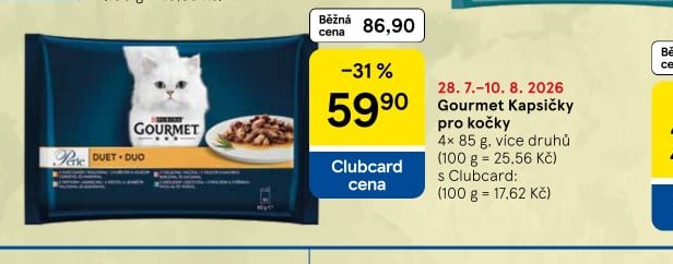 Gourmet Kapsičky pro kočky