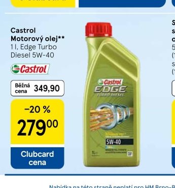 Castrol Motorový olej