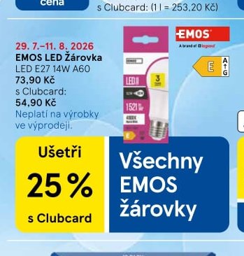 EMOS LED Žárovky