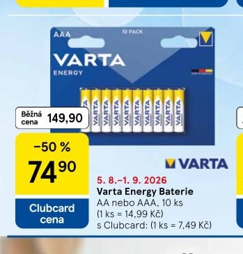 Varta Energy Baterie