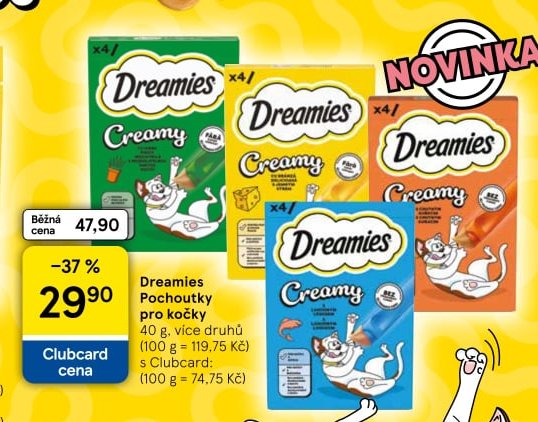Dreamies Creamy pro kočky 40 g