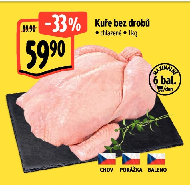 Kuře bez drobů