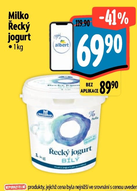 Milko Řecký jogurt