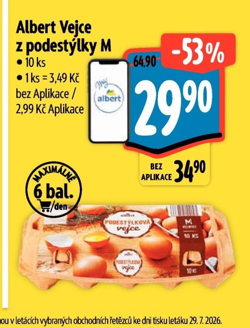 Albert Vejce z podestýlky M