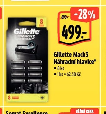 Gillette Mach3 Náhradní hlavice*