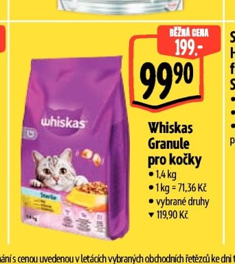 Whiskas Granule pro kočky