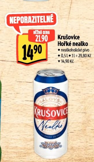 Krušovice Hořké nealko