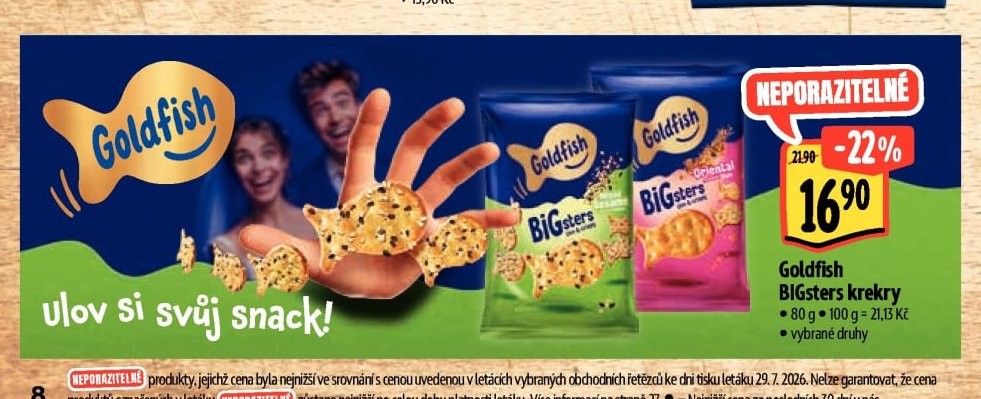 Goldfish BIGsters krekry