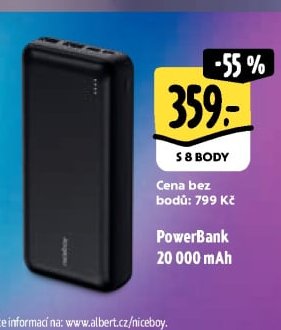 Niceboy PowerBank 20 000 mAh