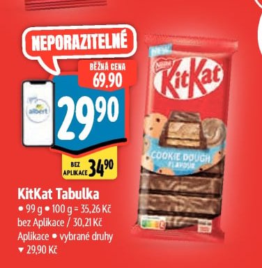 KitKat Tabulka