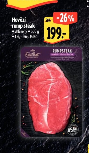 Hovězí rump steak
