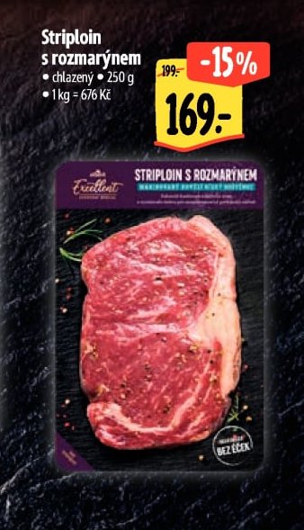 Striploin s rozmarýnem
