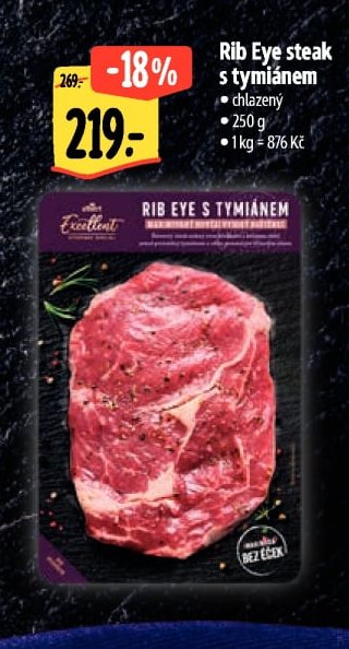 Rib Eye steak s tymiánem
