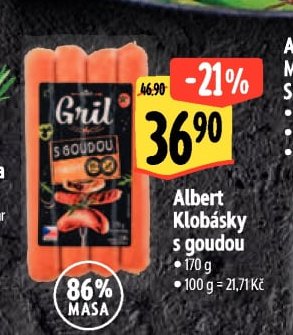 Albert Klobásky s goudou