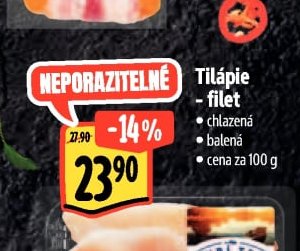 Tilápie - filet