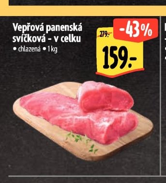 Vepřová panenská svíčková