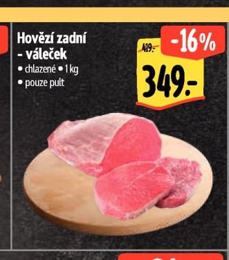 Hovězí zadní váleček