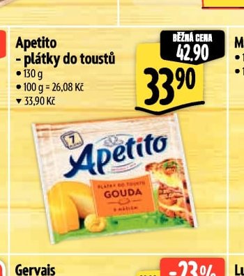 Apetito plátky do toustů