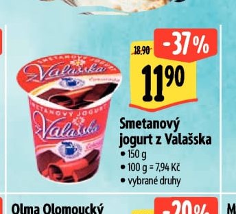 Smetanový jogurt z Valašska