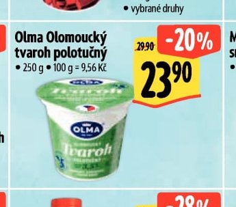 Olma Olomoucký tvaroh polotučný