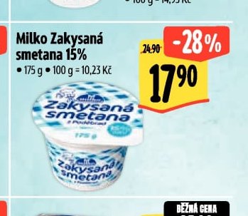 Milko Zakysaná smetana 15%