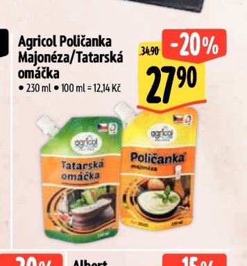 Agricol Poličanka Majonéza/Tatarská omáčka