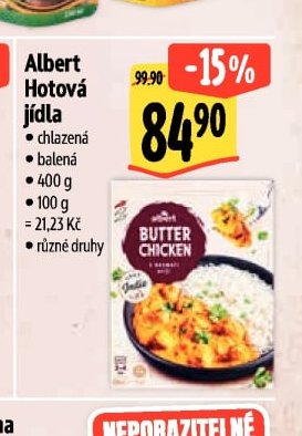 Albert Hotová jídla