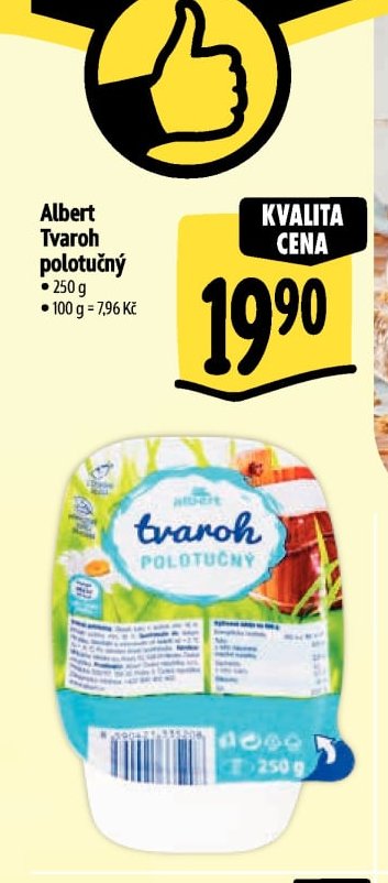 Albert Tvaroh polotučný