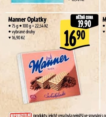 Manner Oplatky
