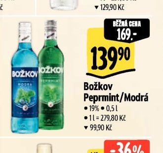 Božkov Peprmint/Modrá