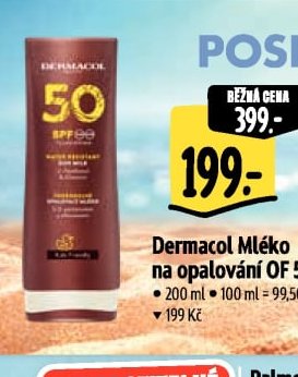 Dermacol Mléko na opalování OF 50***