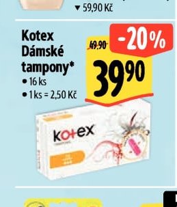 Kotex Dámské tampony*