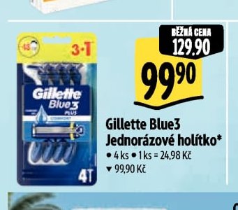 Gillette Blue3 Jednorázové holítko*